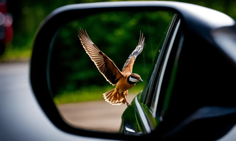 Bird Landing On Car Mirror: Spiritual Meaning And Symbolism