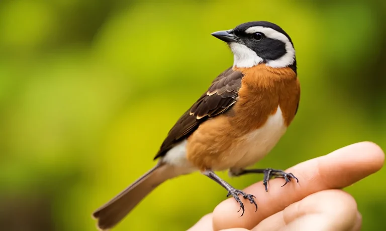 Can You Touch A Bird With Bare Hands? A Guide To Safely Handling Birds