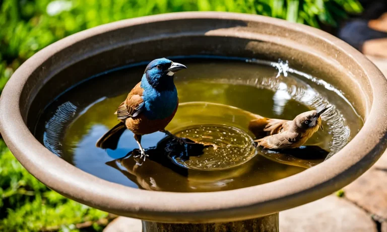 How To Clean A Concrete Bird Bath: The Complete Guide