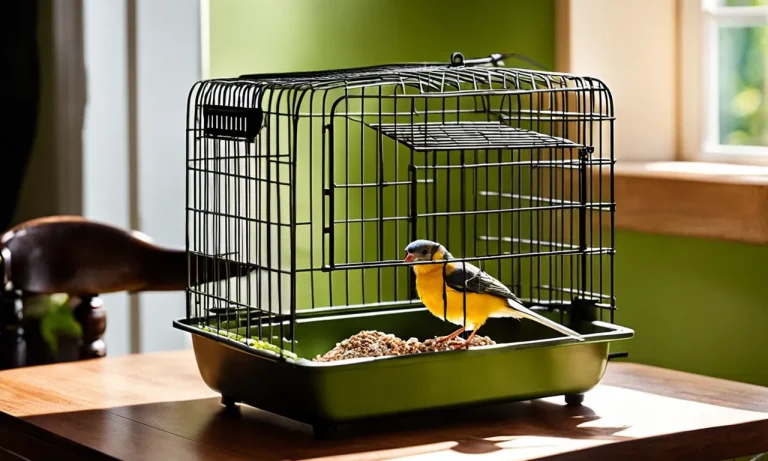 How To Thoroughly Clean Your Bird’S Cage While They Are Still Inside