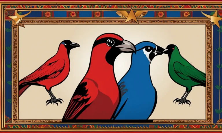 Examining The Symbolism Of The Red, Green, And Blue Bird